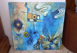  Oil on Canvas,  Signed H Snel