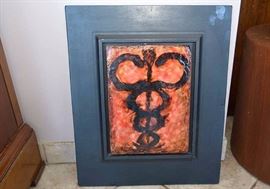  Acrylic on Wood,  Signed Dan Addington