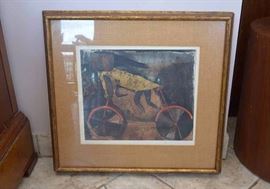 Original Framed Etching, Signed