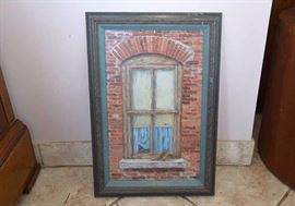 Framed Painting, Signed Kelley Gross