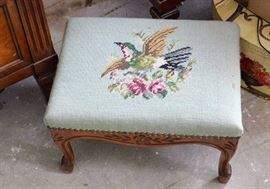 Needlepoint Footstool