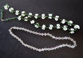 Glass Beaded Necklaces
