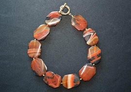 Agate Beaded Necklace