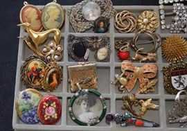 Brooches, Pins, Lockets