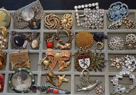 Brooches, Pins, Lockets