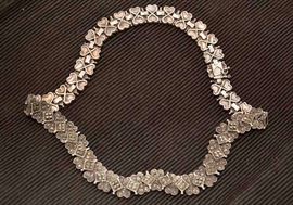 Sterling Silver & Marcasite Necklace