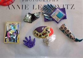 Handmade Art Brooches / Pins