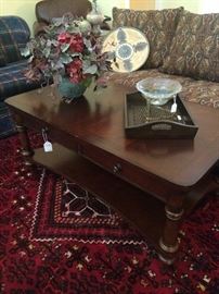 Bassett Louis-Philippe collection coffee table (has matching end table)