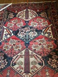 5 feet x 7 feet antique Persian rug