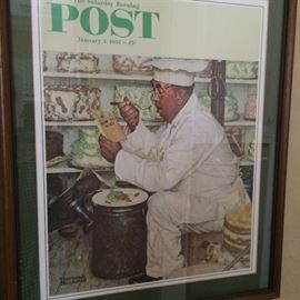 Framed POST magazine - Jan. 3, 1953