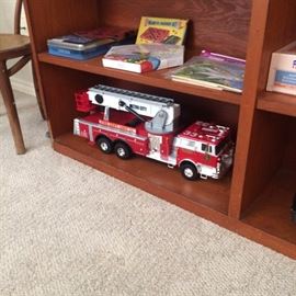 One of 2 fire trucks