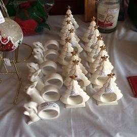 Assorted holiday napkin rings