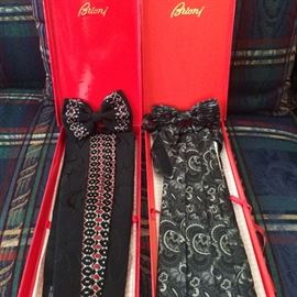 Brioni tuxedo sets still in the boxes