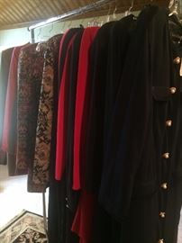 Evening wear and other fine clothing