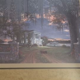 Southern Colonial framed art
