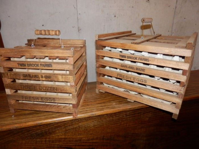 Wood Egg Crates
