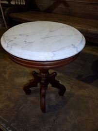Marble Top Fern stand