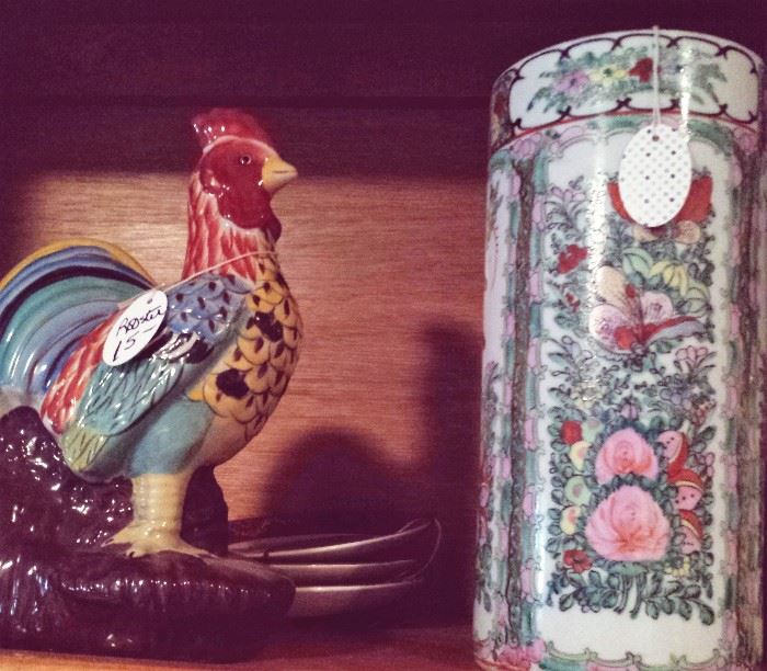 rooster, oriental
