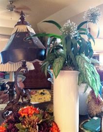 lamps and florals