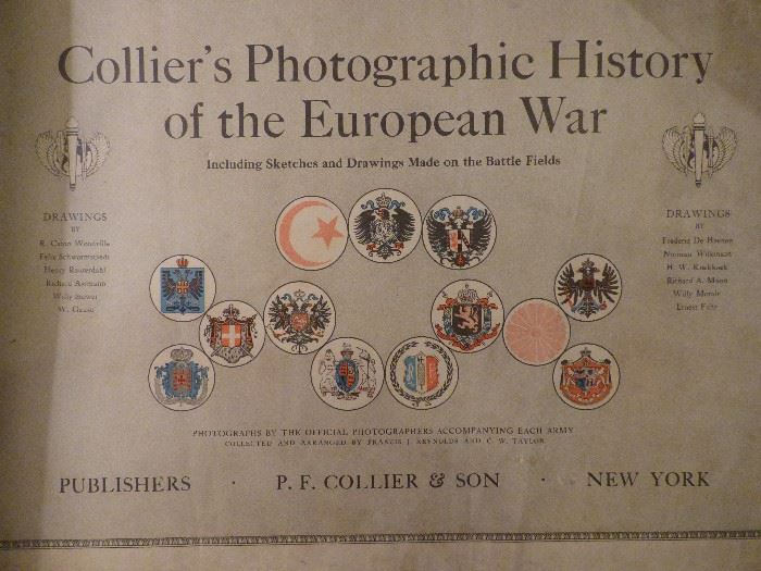 1916 Photographic History of The European war