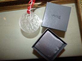 Lalique crystal ornament
