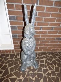 Tall concrete rabbit