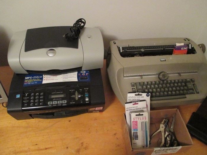 printers and IBM Selectric typewriter