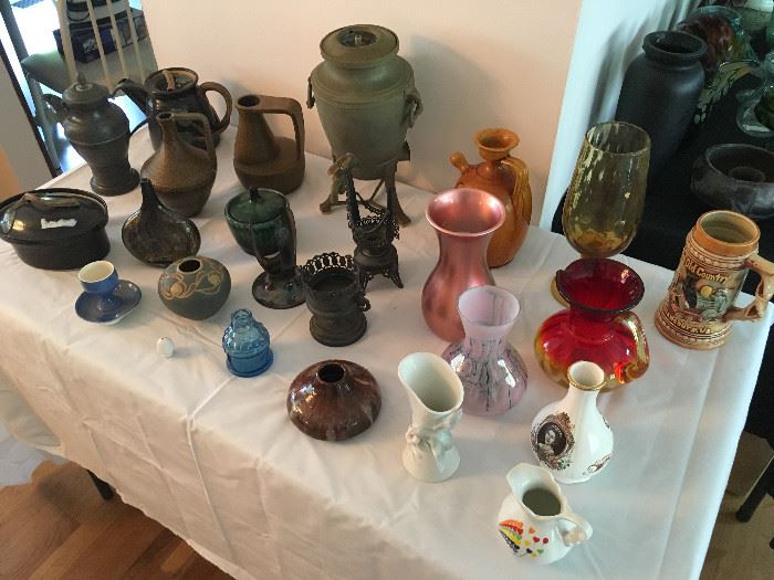 Glasswares, Art Glass, Earthenware, Ceramics Too