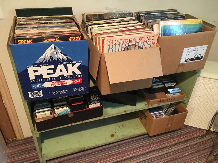 LPs, Tapes, 8-Tracks, CDs & Cassettes 