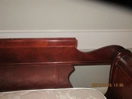 Beautiful solid wood daybed with twin mattress and room for trundle