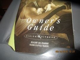 Vision Fitness x6100 and x6000 folding elliptical trainers