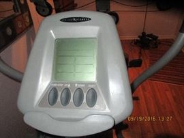 Vision Fitness x6100 and x6000 folding elliptical trainers