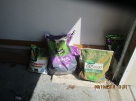 lawn and garden seed, fertilizer