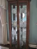 Curio cabinet - Waterford plates