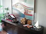 Black lacquer sideboard