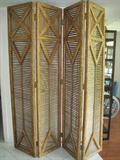 Rattan screen