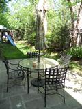 Brown Jordan table and chairs