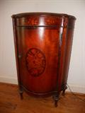 Half moon inlaid table