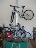 2 Trek bikes and 1 Huffy.