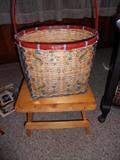 Handpainted signed basket