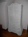 Wicker Armoire