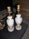 Alabaster lamps