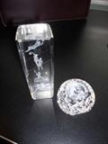 Waterford baseball - etched Cal Ripkin