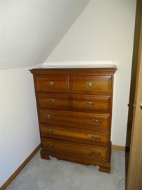 Cherry chest of drawers.