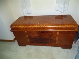 Cedar chest.