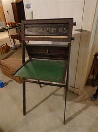 Antique child's chalkboard.