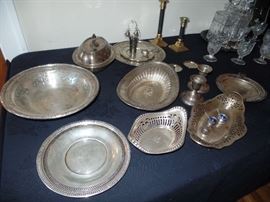 Antique sterling serving pieces