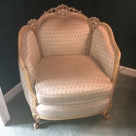 Lovely vintage bedroom chair.