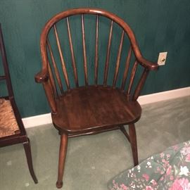 Vintage Windsor-style chair.