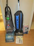 Hoover Spin pet scrub vac and Eureka Enviro Steamer